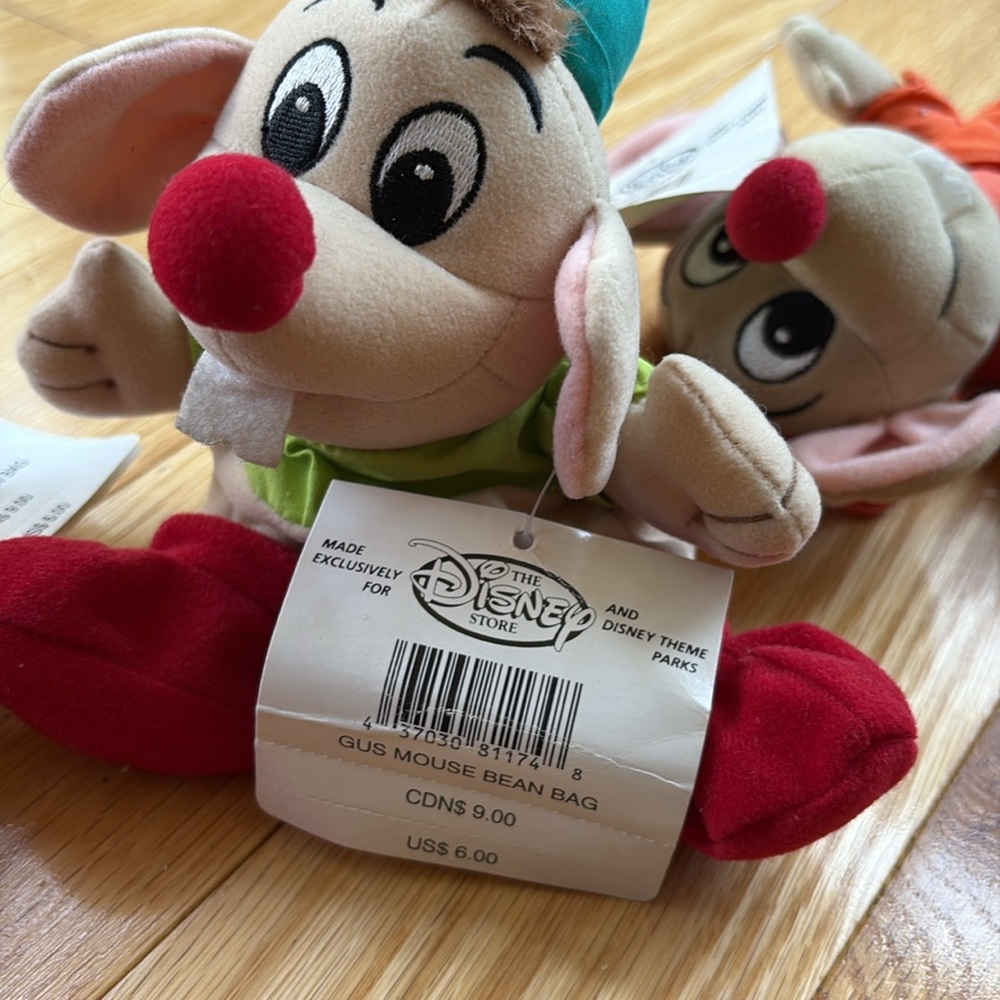 The Disney Store Vintage Disney Plush Mouse Trio - Suzy, Gus, & Jaq - Picture 4 of 5